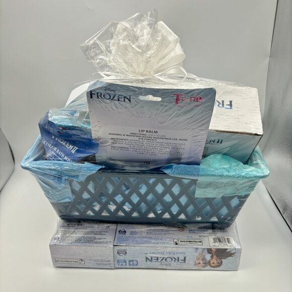 Disney Frozen Anna Elsa Olaf Kristoff Toys Beauty Birthday Easter Gift Basket - Picture 3 of 3